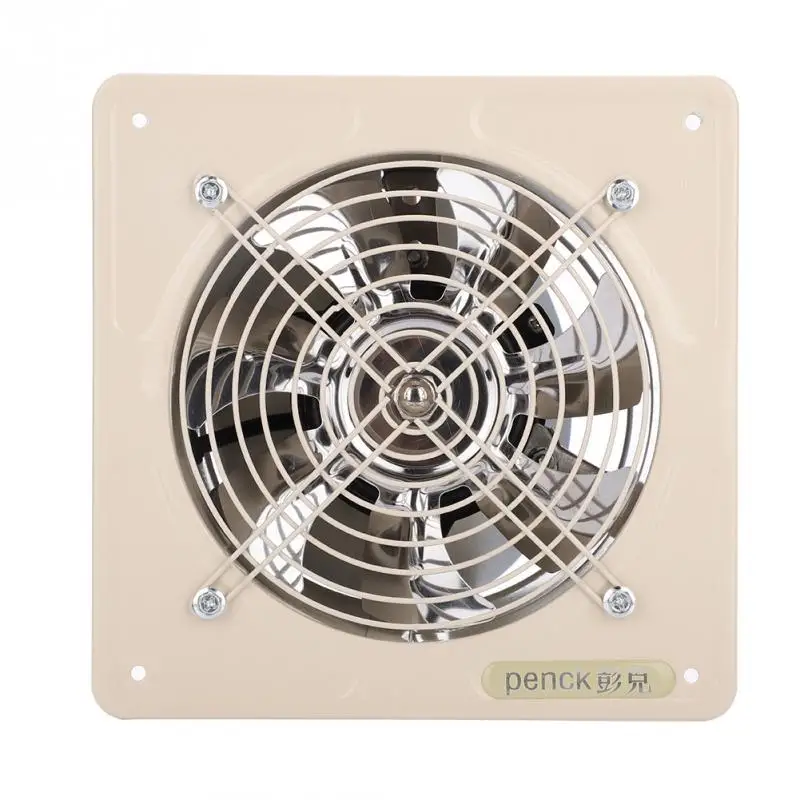 Белый 6 дюймов Вытяжной вентилятор 40W 220V эксгаустер настенный низкая Шум дома Ванная комната Кухня, устанавливаемое на вентиляционное отверстие в салоне автомобиля вентиляции - Цвет: Белый
