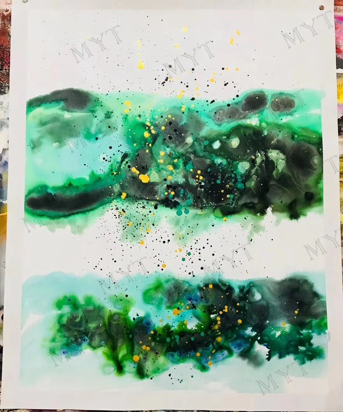 

MYT Unframed Handmade Home Art Abstract Modern Oil Painting Wall Art Home Decor For Room Decoration Unique Minion Gift