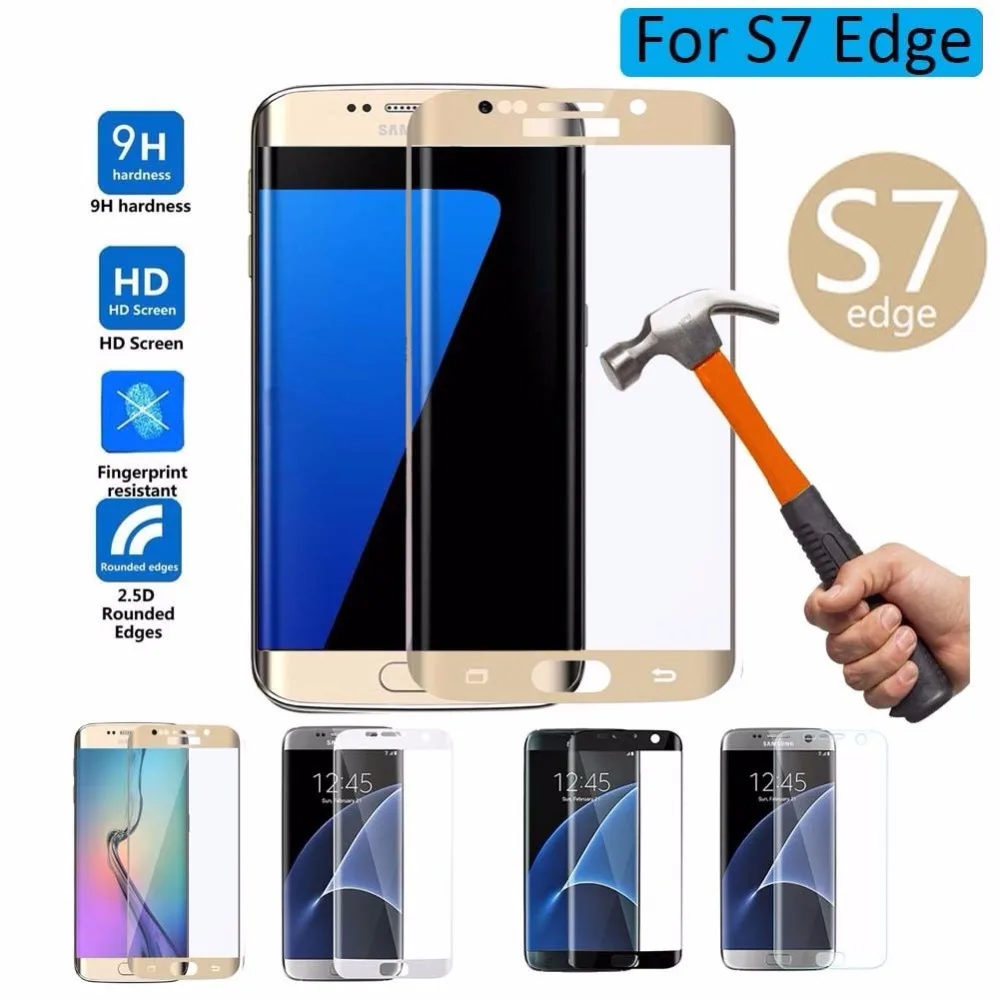 9 H твердость закаленного стекла Защитная пленка для Samsung Galaxy S6edge 5.1 закаленное