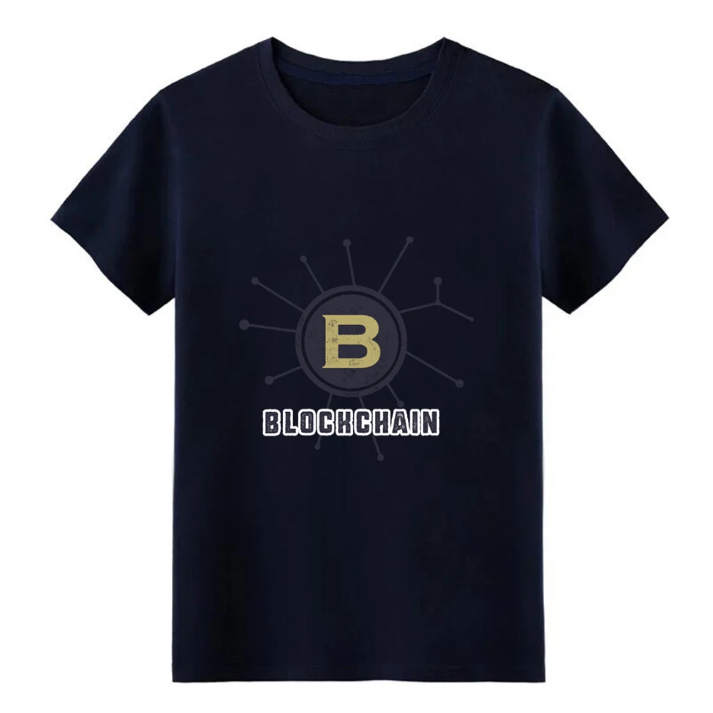 Мужская футболка с блокчейном биткоином S XXXL винтажная забавная Повседневная