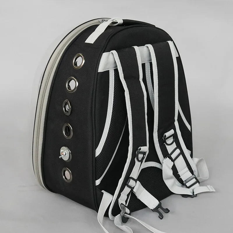 Уличный рюкзак для птиц с кормушкой клетка переноски попугая деревянным карпом