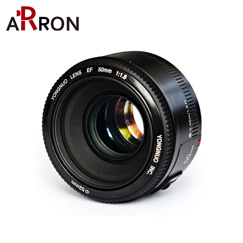 YONGNUO YN50mm f1.8 YN EF 50 мм f/1 8 AF объектив YN50 апертура Автофокус для Canon EOS 60D 70D 700D DSLR камеры