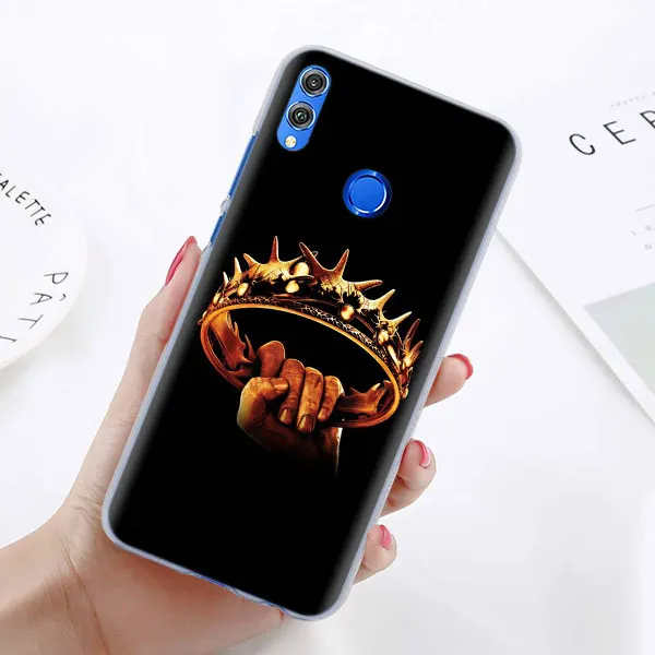10 Чехол для телефона с изображением игры трона для huawei Honor 8X 8A Pro 8C 8S 9 10 Lite 20i Honor Play Y7 Y9, чехол - Цвет: 10