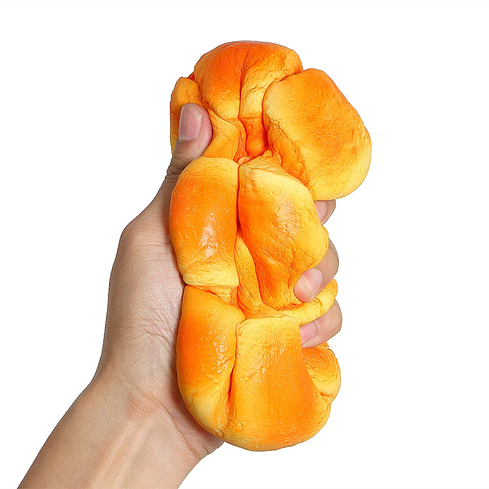 Jumbo ананас булочки мягкие супер медленно поднимающийся хлеб ароматизированные сжимаемые игрушки пакет подарок для детей