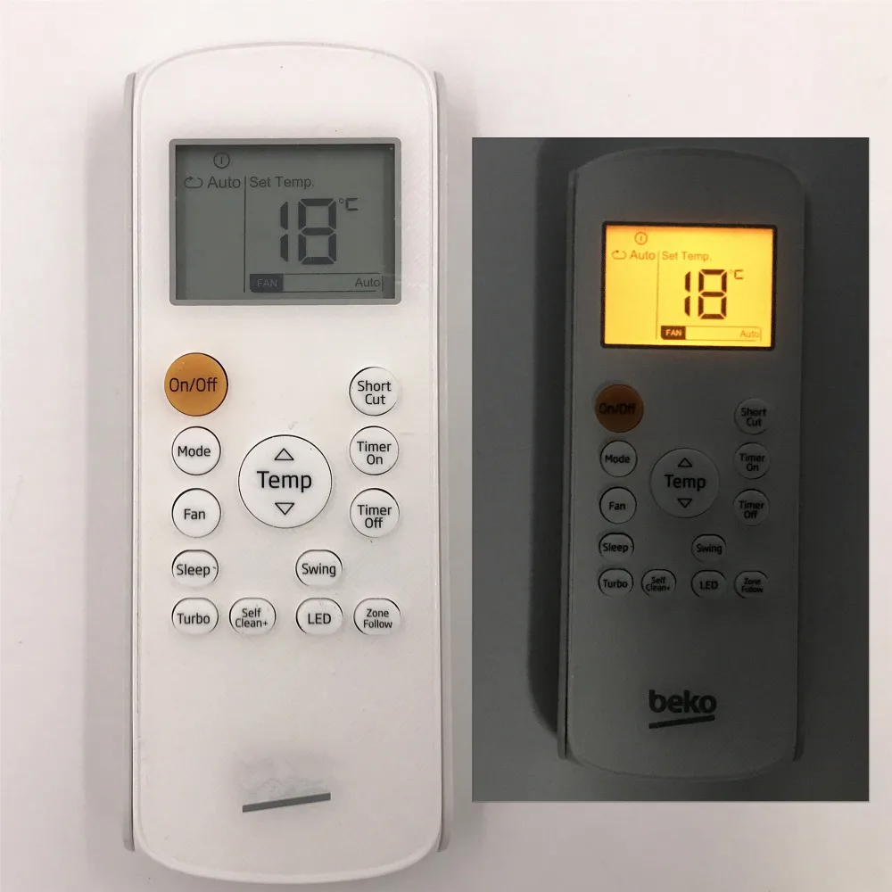 Пульт дистанционного управления RG57A1 (B)/BGEF RG57B (B)/BGE RG57K7 (B) BGEF для Beko/Midea/Kaisai ECO