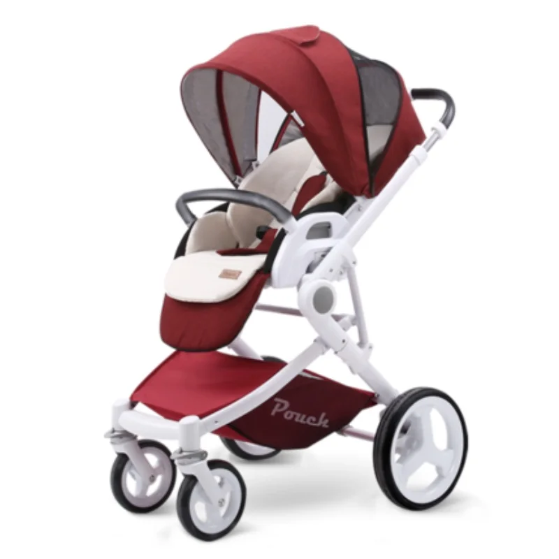 Детская коляска P37High landscape детская Kinderwagen Poussette складная прогулочная для