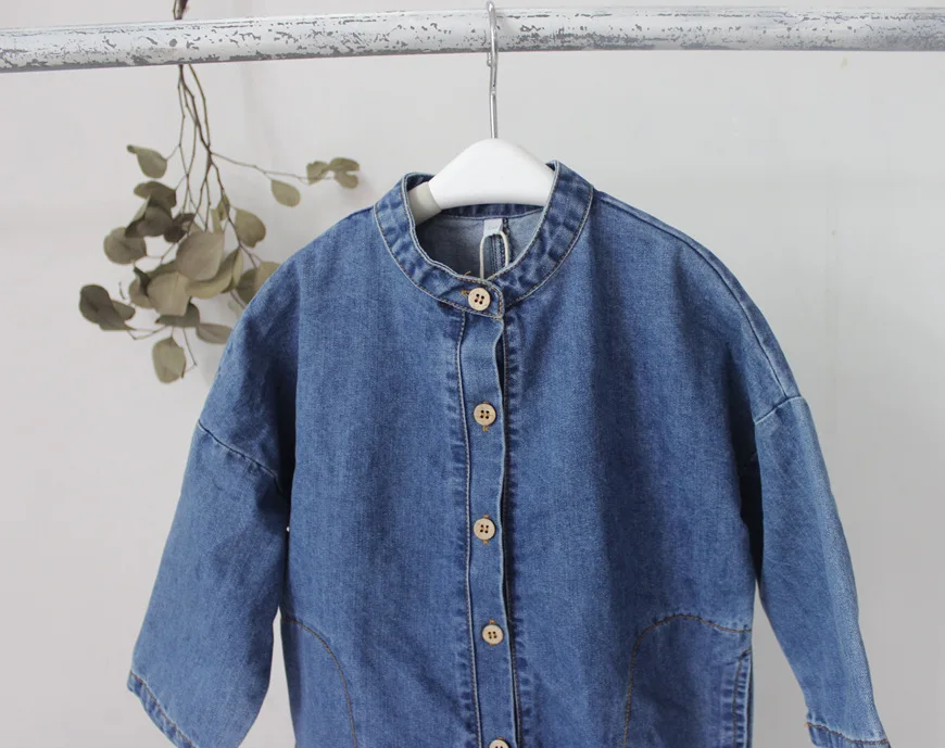 Новинка года; осенние джинсовые комбинезоны унисекс в Корейском стиле; шикарные Комбинезоны для маленьких мальчиков и девочек; мягкие свободные брюки; детская одежда