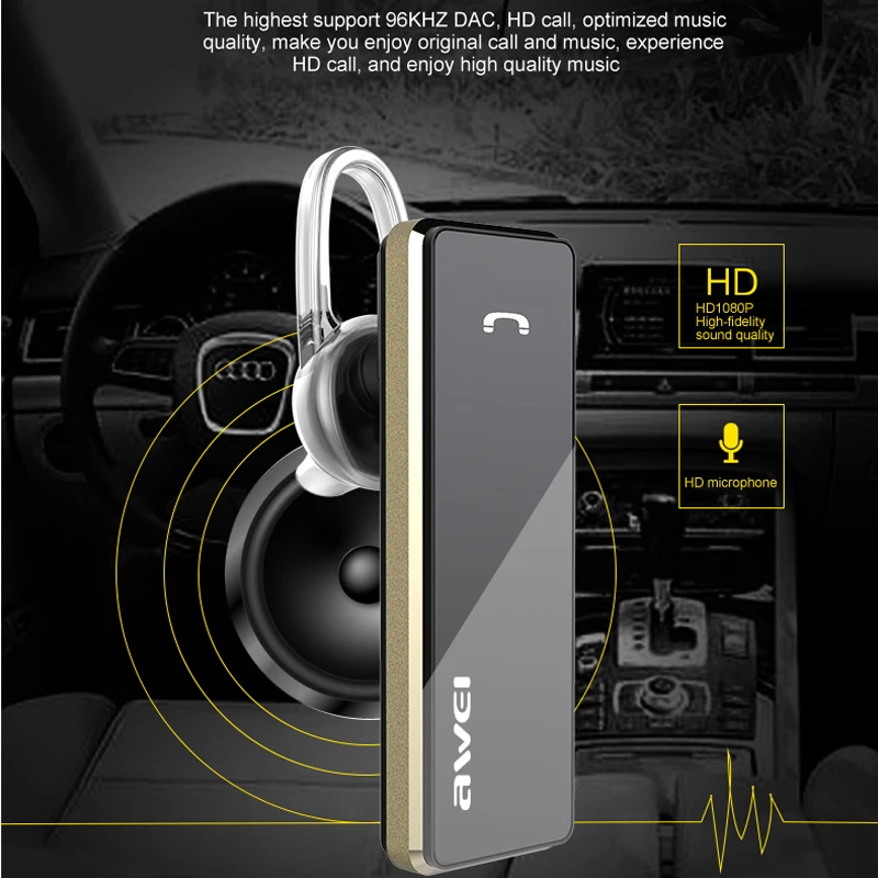 AWEI a850bl Bluetooth наушники гарнитуры Беспроводной Auriculares kulakl K Ecouteur Hands Free kulaklik Fone де ouvido