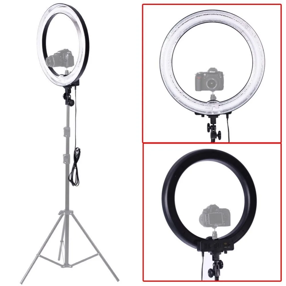 Neewer камера фото/видео 18 &quotНаружная 14&quot Внутренняя 600W 5500K диммируемая кольцевая
