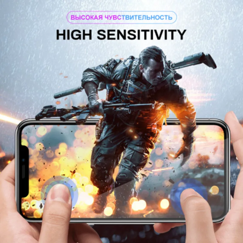 10D полное покрытие закаленное стекло для iPhone XS Max XR X Взрывозащищенная защитная