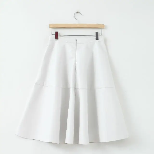 Женская юбка из искусственной кожи в стиле преппи весна лето осень 2015 новинка