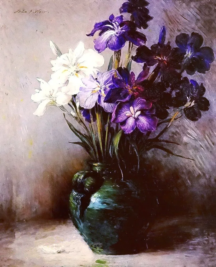 

New Cross Stitch Kits Flower Oil Painting Crafts Art Needlework 14CT Unprinted Embroidered Handmade Wall Home Decor