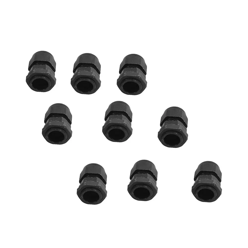 Cheapest 50 x Black Plastic Waterproof Connector PG11 5-10mm Diameter Cable Gland |