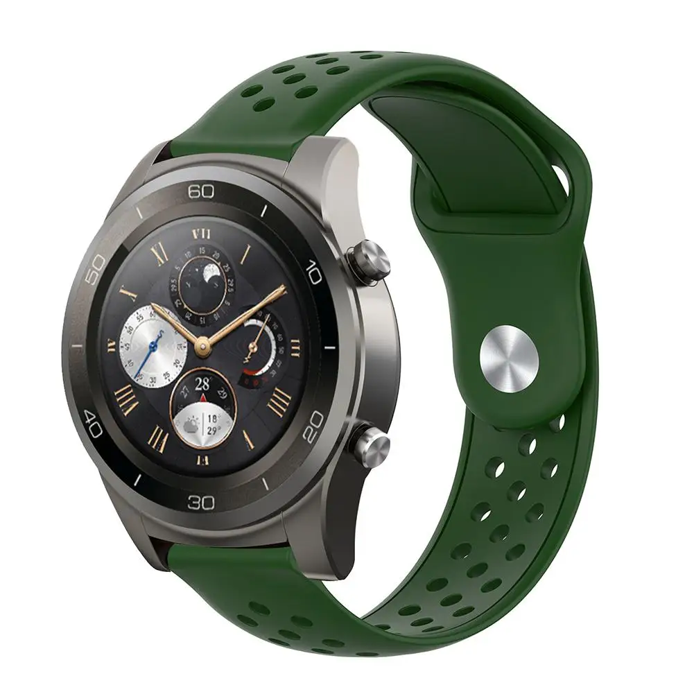 22 мм умные часы с силиконовым ремешком ремешок сменный Браслет для huawei Watch GT/2 Pro/Honor Watch Magic Watch аксессуары