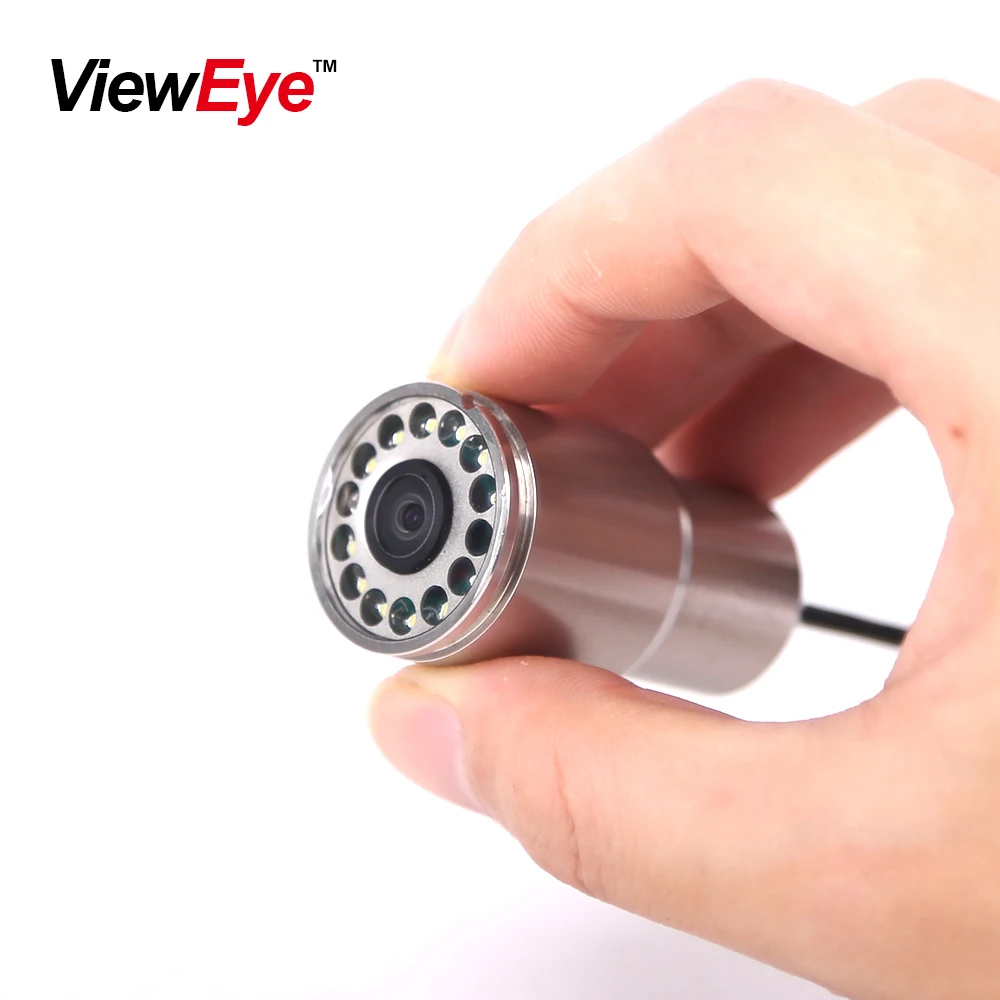 Камера для подводной рыбалки ViewEye V01P одноцветная камера 1000 ТВЛ 12 светодиодных