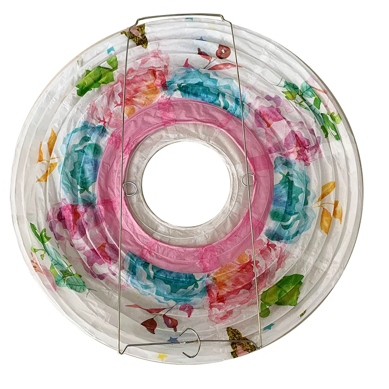 10 шт./компл. &quotбелый бумажный фонарь с единорогом и цветком lampion для Babyshower День