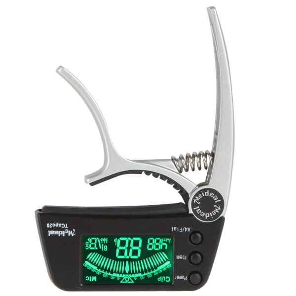 Meideal TCapo20 Мини Цифровой Capo Гитары Электронный Клип На Гитарный Тюнер с LED + Высокая