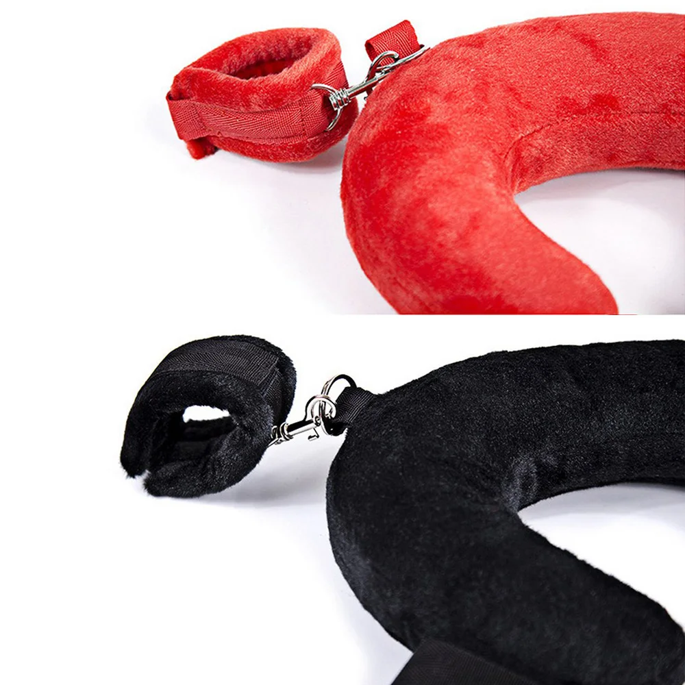 1 комплект подушка для шеи наручники и манжеты на лодыжке интимные игрушки