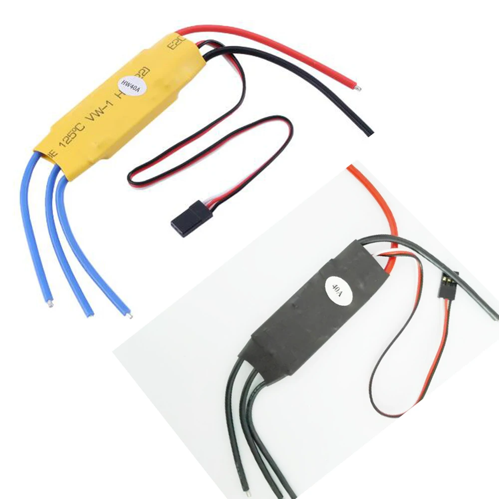 1 шт. бесщеточный контроллер скорости двигателя 40A ESC для радиоуправляемого