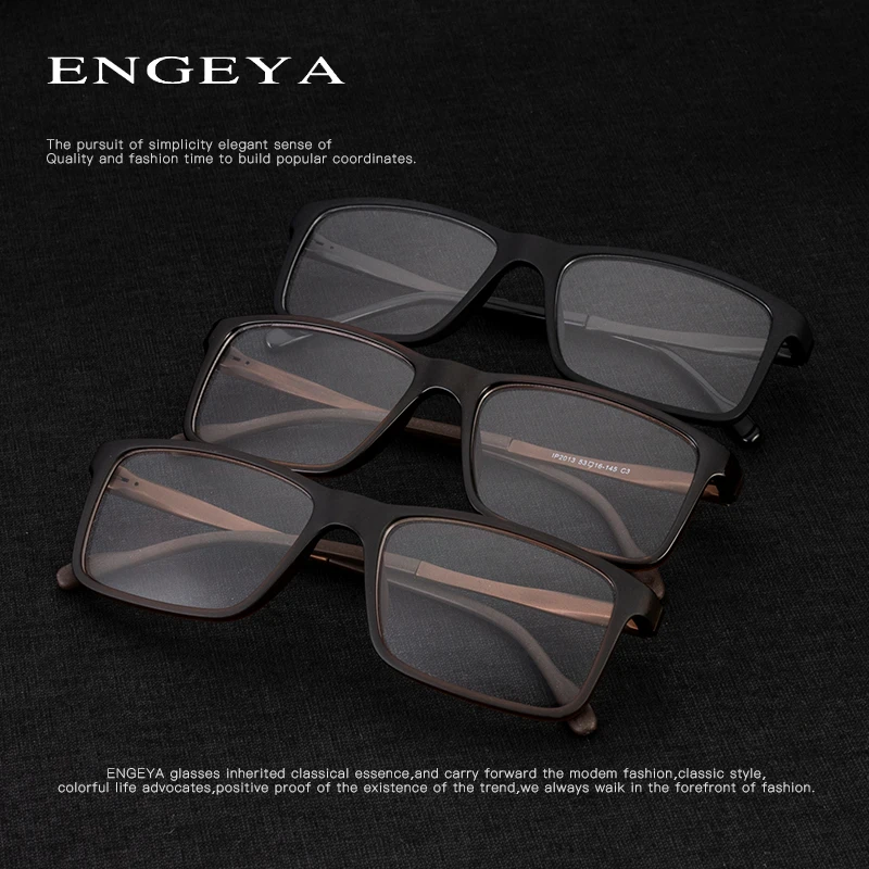

TR90 Men Glasses Clear Retro Optical Spectacles Eyeglasses Frame Brand Designer High Quality Computer Prescription Glasses #2013