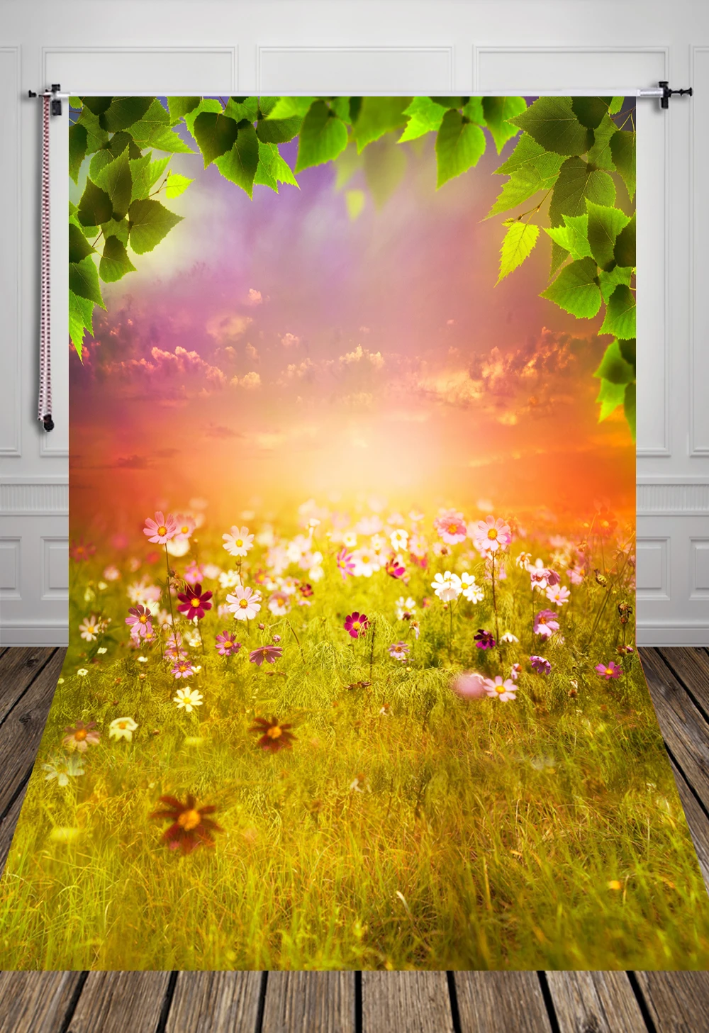 

HUAYI закат фоны для боке Пасхальная скатерть пасхальное украшение фон xt5223