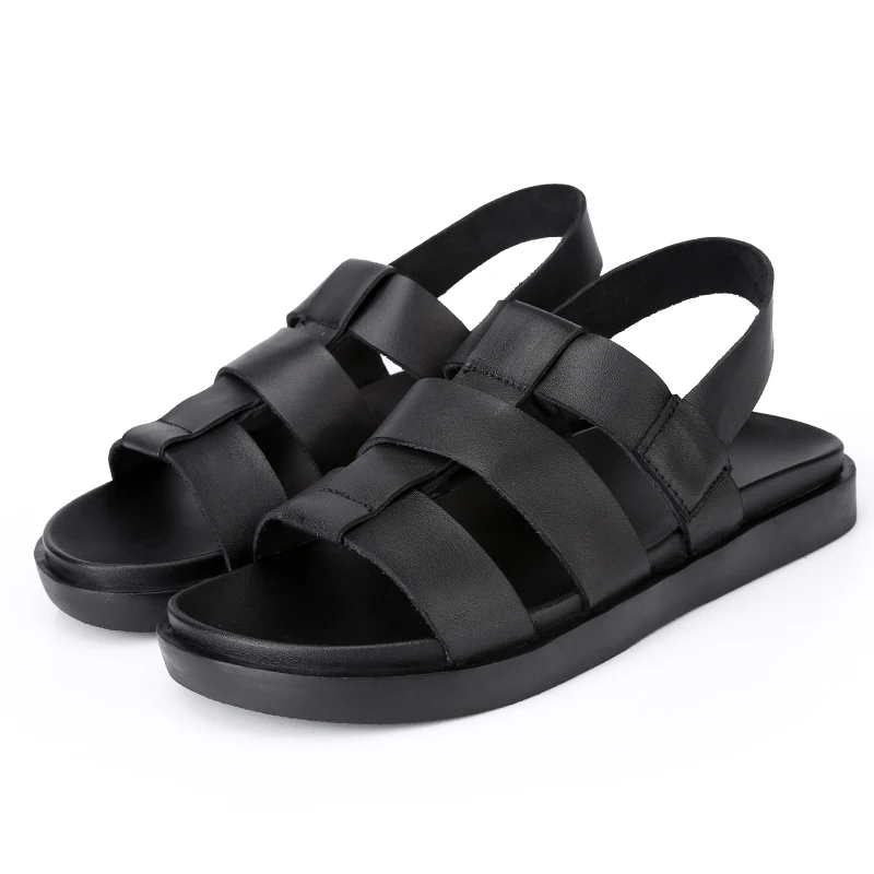 Fotwear/мужские сандалии из кожи с натуральным лицевым покрытием Летняя