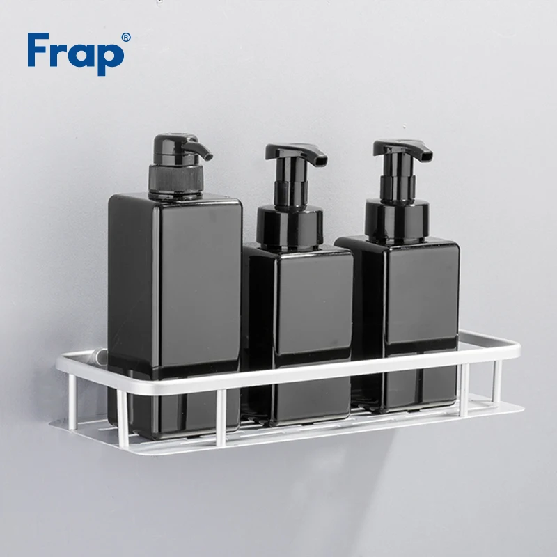 Новое поступление настенная полка Frap для ванной комнаты корзина держатель
