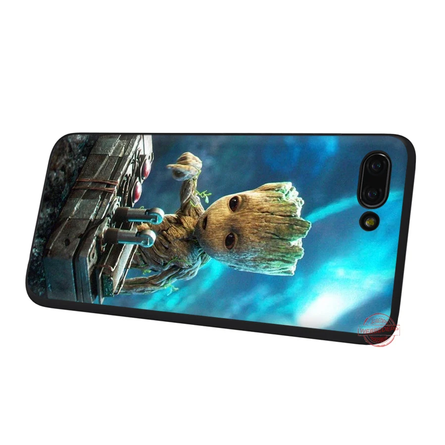 WEBBEDEPP Guardian Rocket Raccoon Groot Soft Case for Huawei P8 P9 P10 P20 P30 Lite Pro 2017 2018 2019 Cover | Мобильные телефоны и