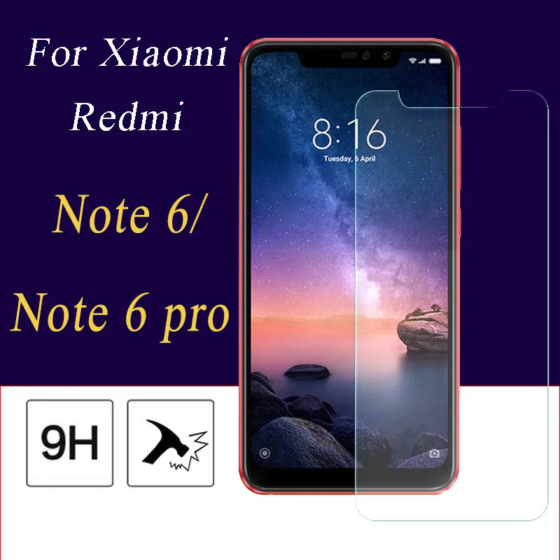 Закаленное защитное стекло для xiaomi redmi note 6 pro на ksiomi Siomi Note6 Xiomi 6Pro Xiaomei защита