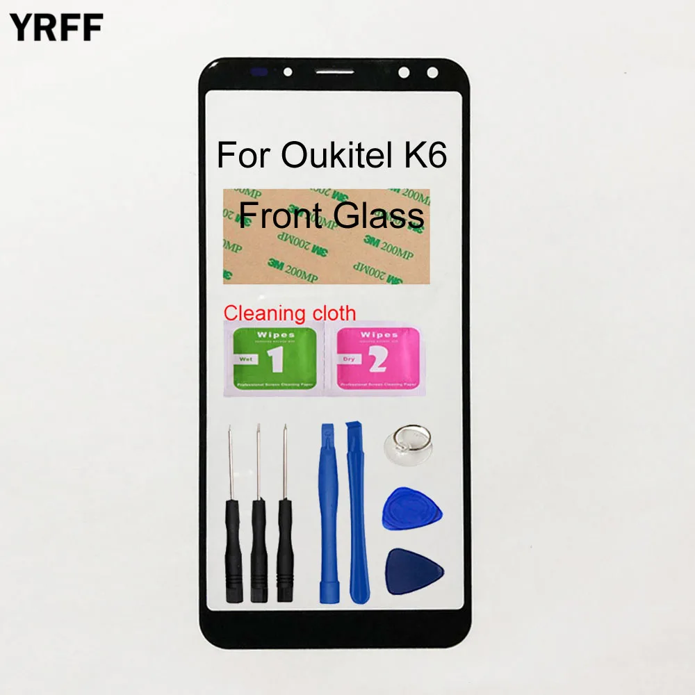 6 0 ''Мобильная Передняя панель стекло для Oukitel K6 K10 Переднее внешняя