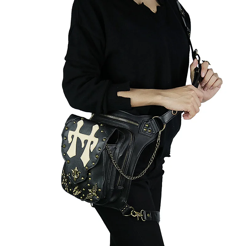 Steels Master новый дизайн ретро рок готика сумки на плечо талию в викторианском стиле