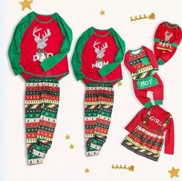 christmas mom dad baby boy girl family matching sets xmas pajamas clothing sets