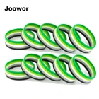 Силиконовый браслет Aromantic Pride Rainbow pansex Asexual Genderqueer Bisexual, ювелирные изделия