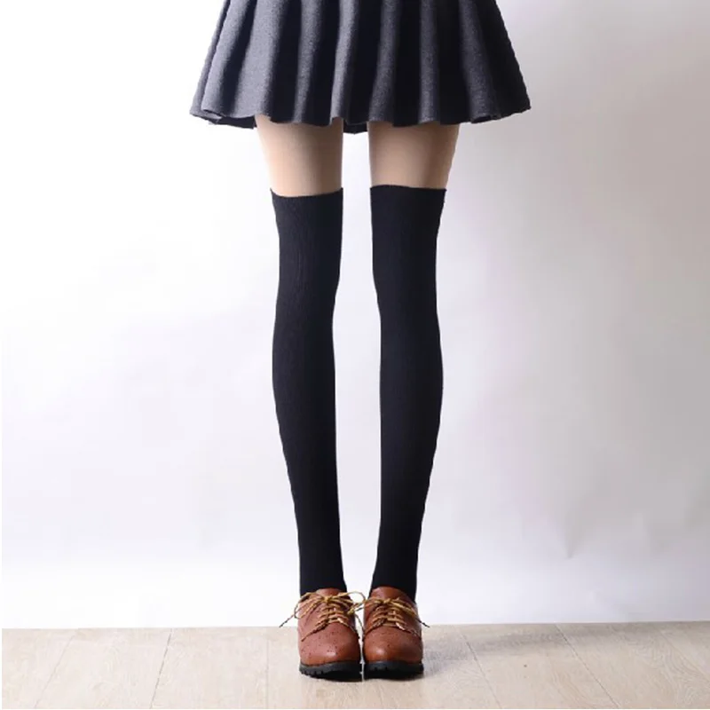 Новинка 2017 модные высокие носки сексуальные чулки для женщин хлопковые выше