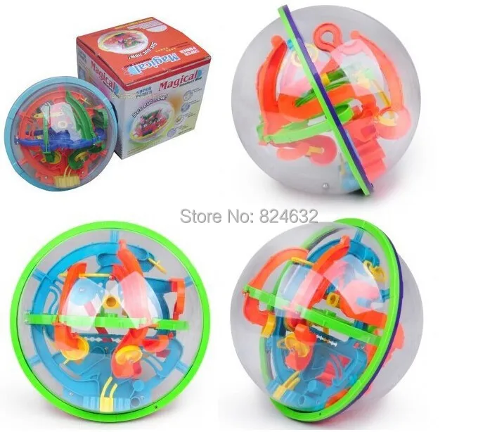 Мини-лабиринт с волшебным интеллектом 100 уровней 3D cubo magico Классическая