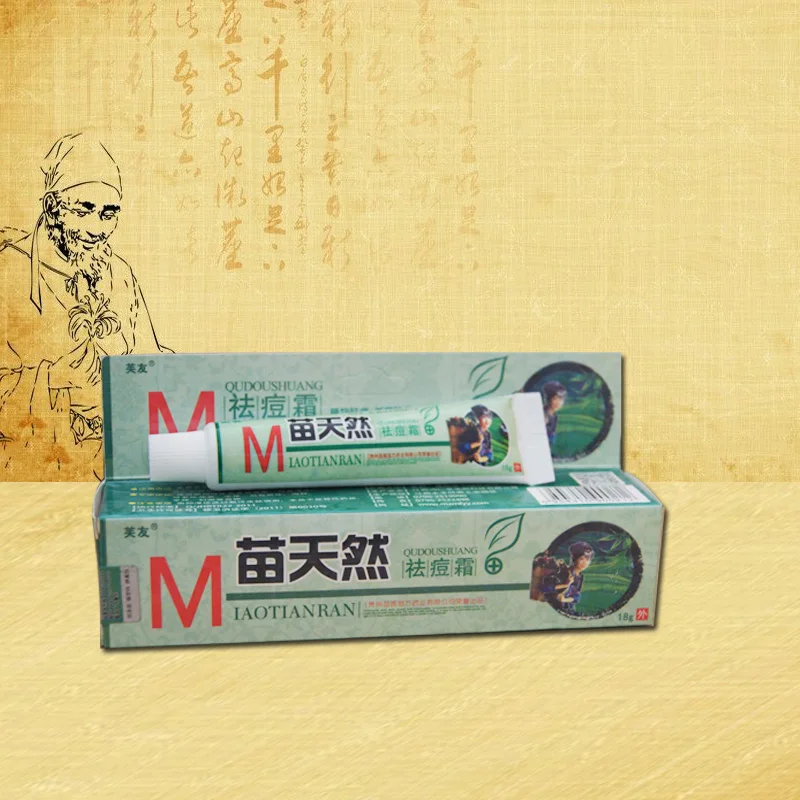 1 шт. оригинальный крем fuyou miaotianran для удаления акне бактерицидное удаление клещей