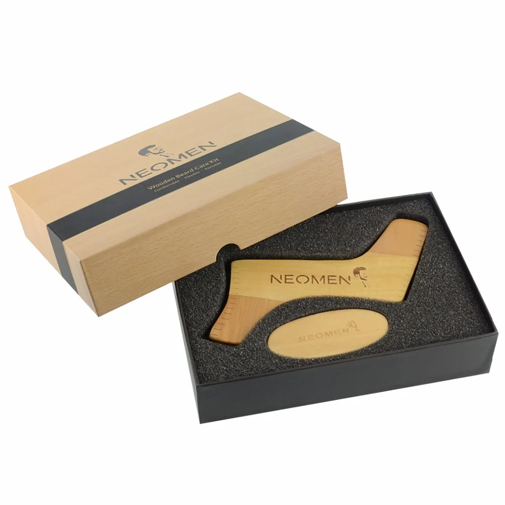 Beard Mustache Brush Comb Gift Kit For Men Care Boar Bristle Hair Shave Unique Groomsmen Gifts | Красота и здоровье