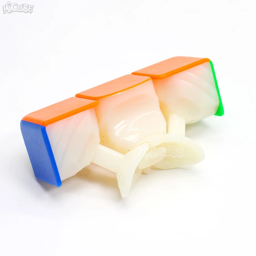 Даян куб Zhanchi 57 мм 3x3x3, волшебный куб, Скорость Zhanchi57 Cubo Magico 3x3 Профессиональный Stickerless черный игрушки для детей