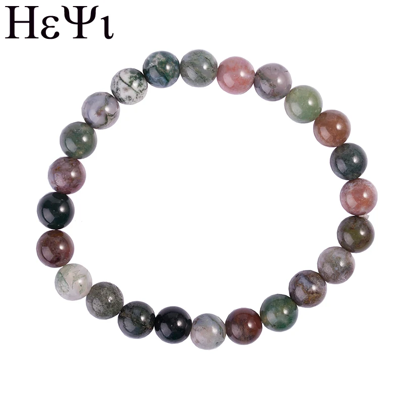 Новинка 2019 модные браслеты HEYI из натуральных полудрагоценных камней для