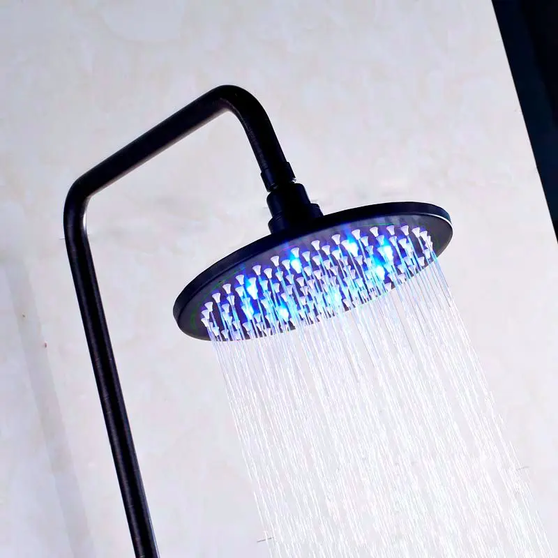 Uythner три светодиодный Цвет 10 дюймов тосканская бронза модные Стиль Ванная