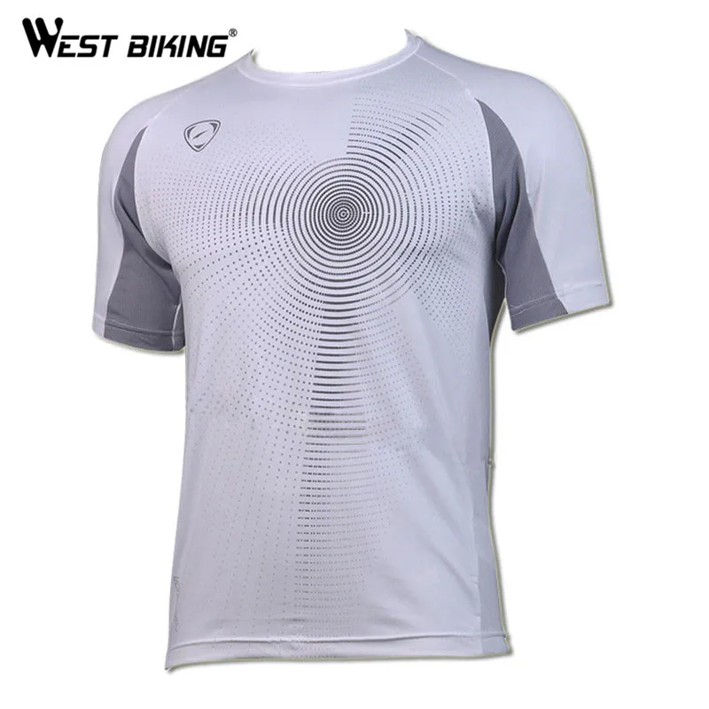WEST BIKING 2017 Оригинальная футболка дышащая Спортивная веломайка удобная спортивная