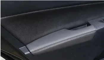 levin, dual-engine door handrails leather handrails, interior modification,Only for Toyota 14-17 models Corolla,