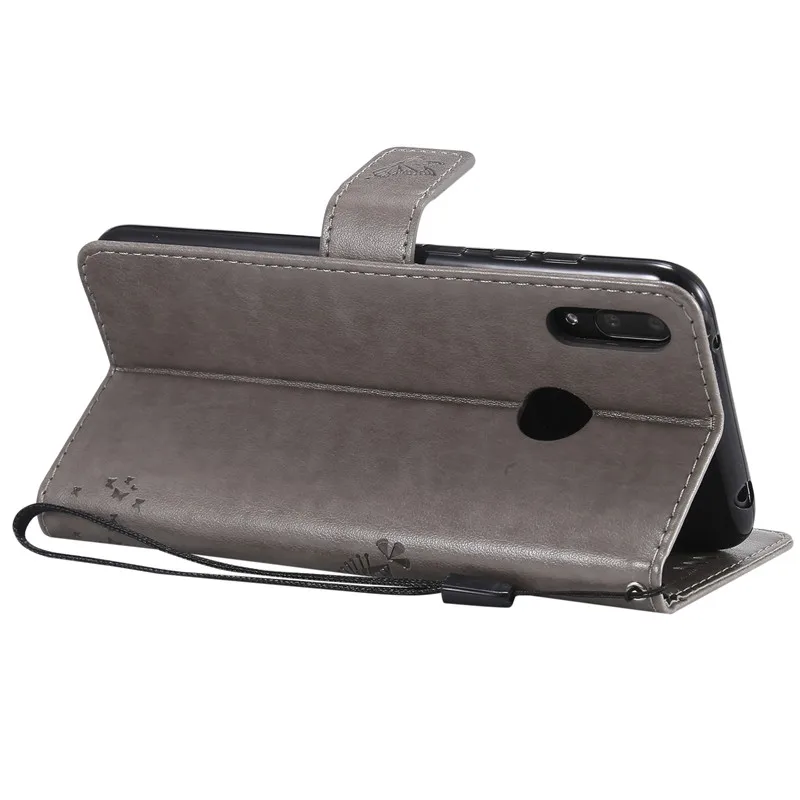 For Huawei Y7 Pro 2019 Case Y7Pro Cover Luxury PU Leather Phone Y 7 Flip | Мобильные телефоны и аксессуары