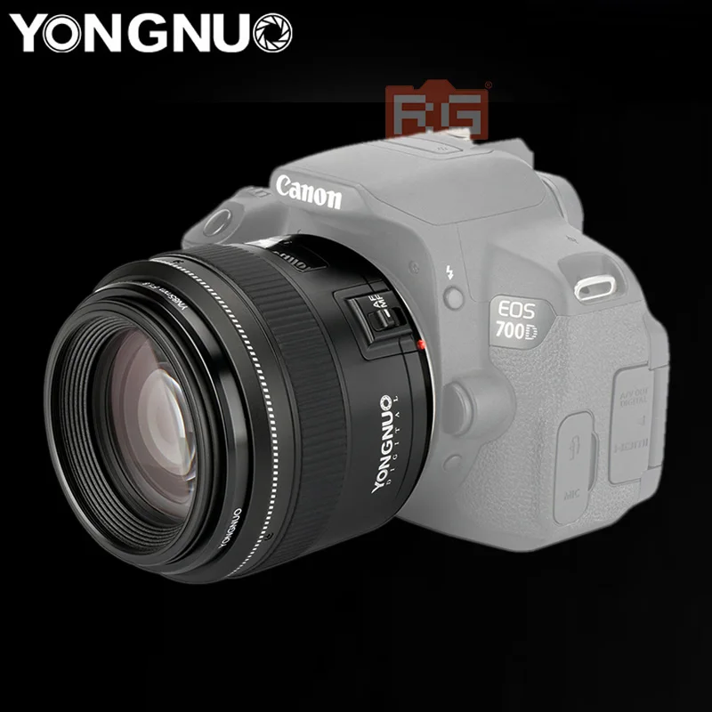 Объектив YONGNUO 85 мм f1.8 Prime полнокадровая бленда AF MF повседневный стандарт