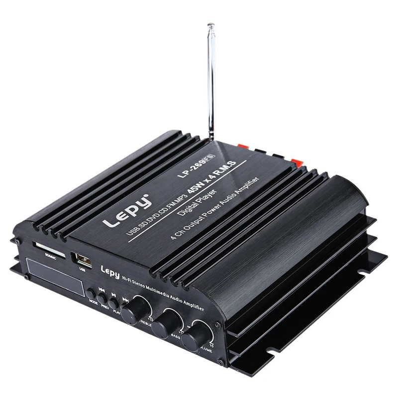 Цифровой Hi Fi стереоусилитель Lepy LP 269S 20 шт./лот 4 канальный мощный звук совместимый