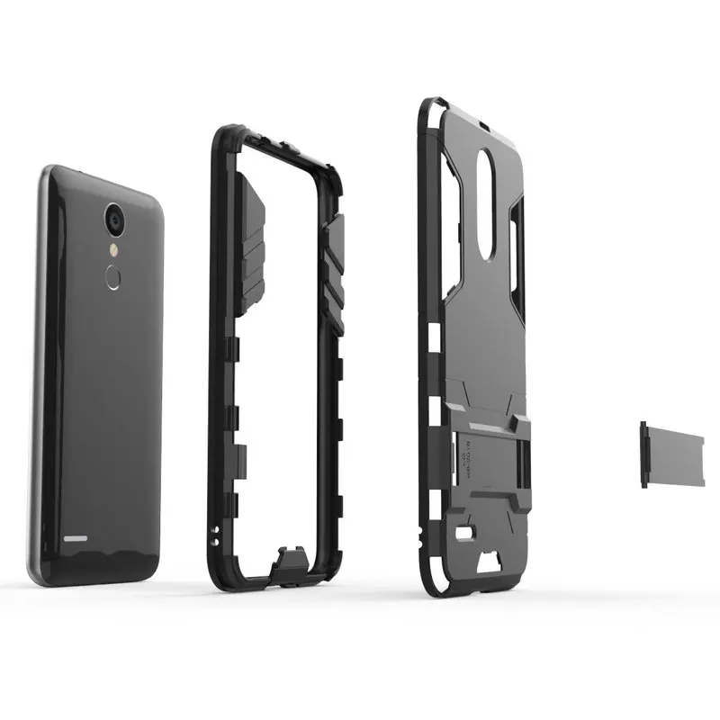 Армированный противоударный чехол для LG K8 2018 LM X210EM 3D щит PC + силиконовый телефона