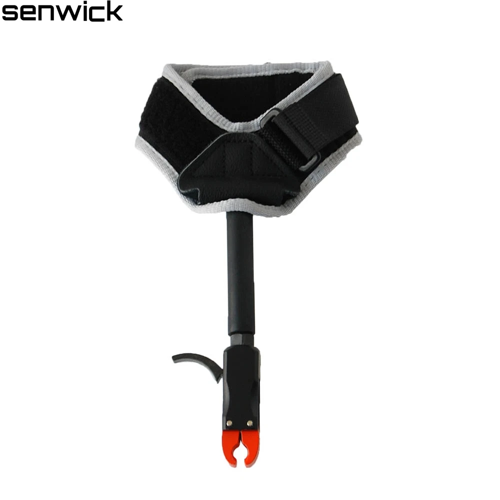 Senwick Brand 360 Degree Adjustable Compound Bow Release Aid with Wrist Strap Outdoor Shooting Hunting Accessories |