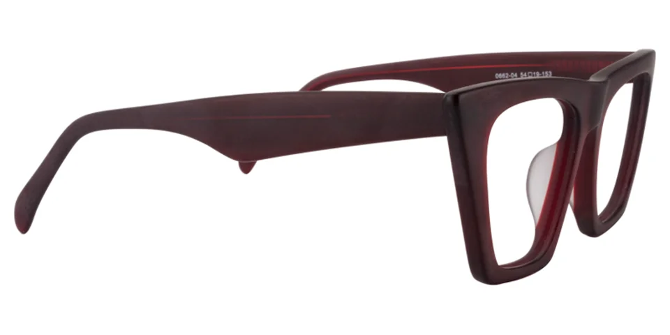 Zeelool Stylish Acetate Cat Eye Glasses Frame for Women with Non-prescription Clear Lens Cecile FP0662