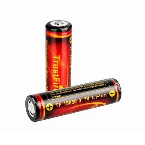 TrustFire 18650 3000 мАч 3,7 в литий-ионная аккумуляторная батарея с защитой PCB источник питания светодиодный светодиодного фонарика (1 пара)