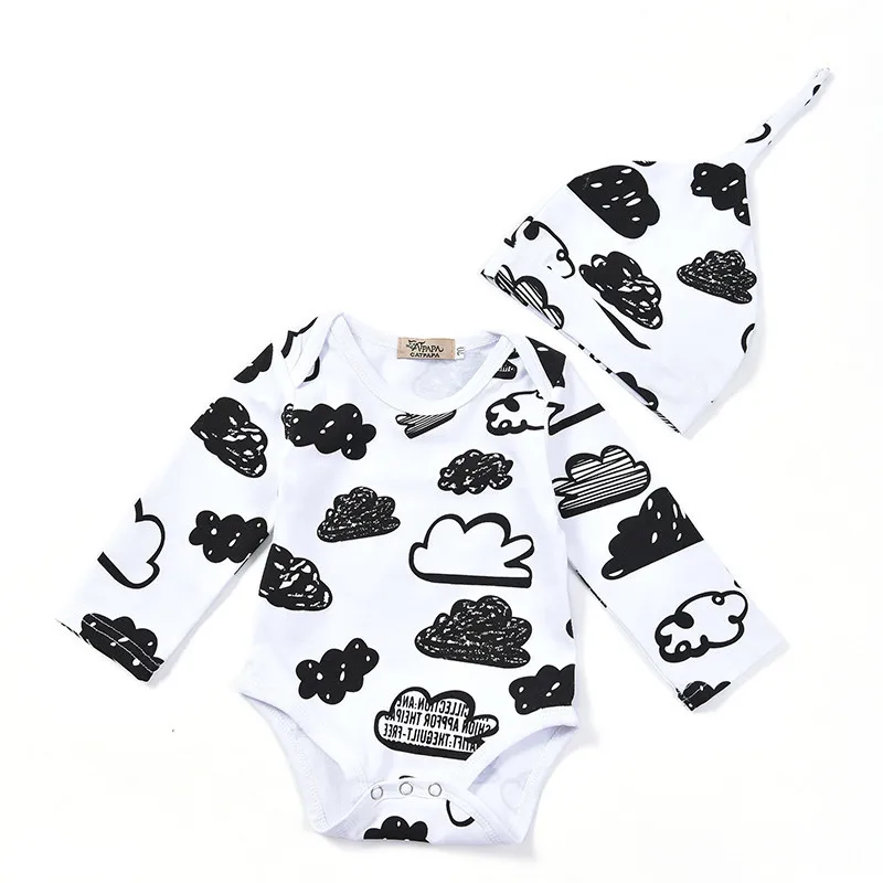 Осень 2017 г. одежда для маленького мальчика Модный хлопковый комплект одежды